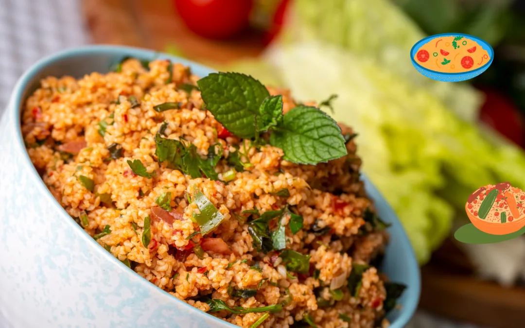 Kisir: Piatto Turco Con Bulgur e Verdure di Stagione