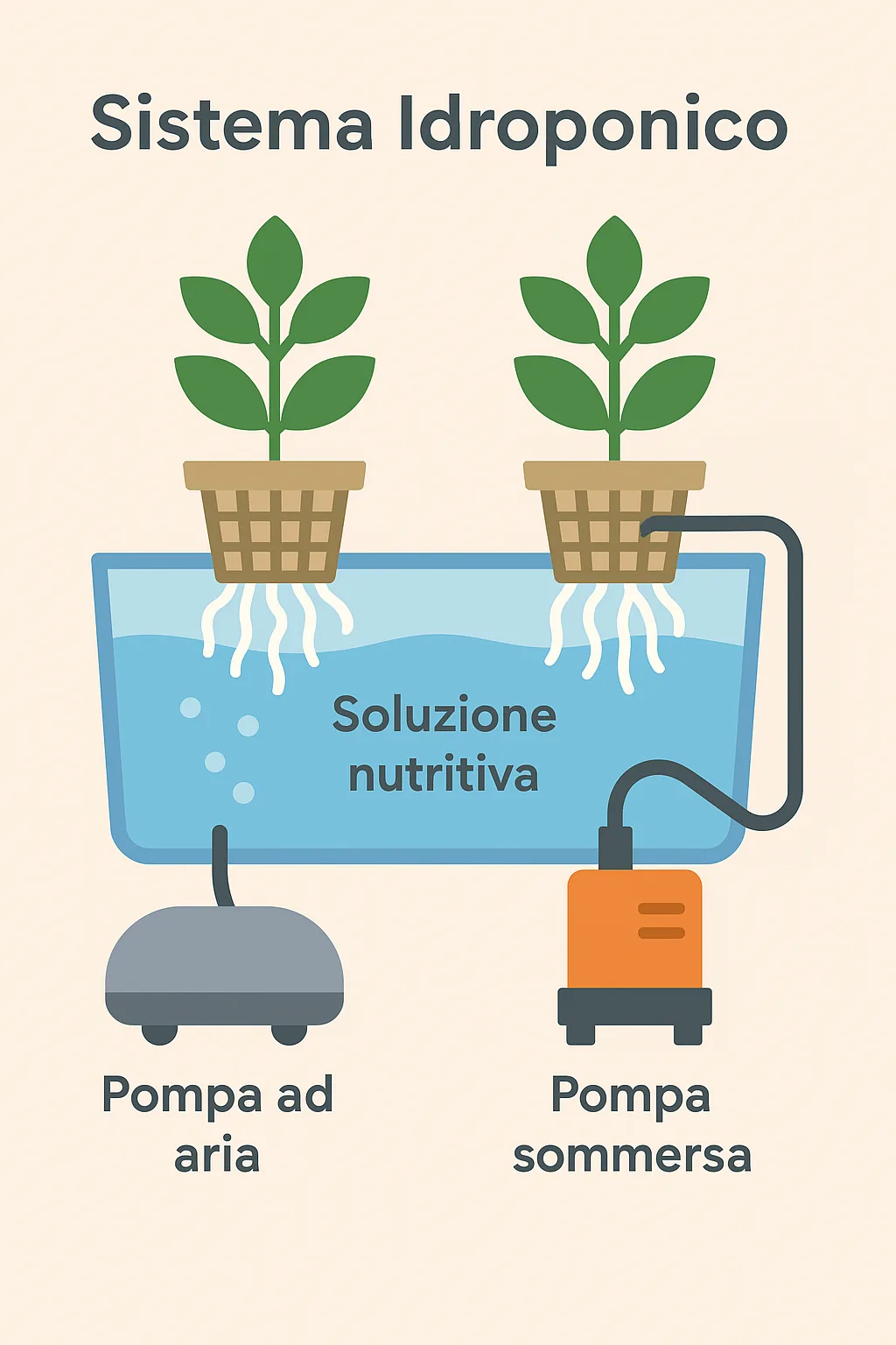 Coltivazione Idroponica in Casa: Guida Completa per Iniziare 1 funzionamento base della coltivazione idroponica