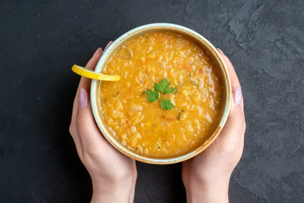 Corba Turca di Lenticchie Rosse: Ricetta Della Zuppa 2 Corba di lenticchie rosse, corba turca con consistenza rustica